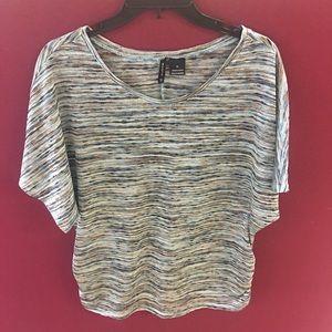 Blue slinky blouse XL